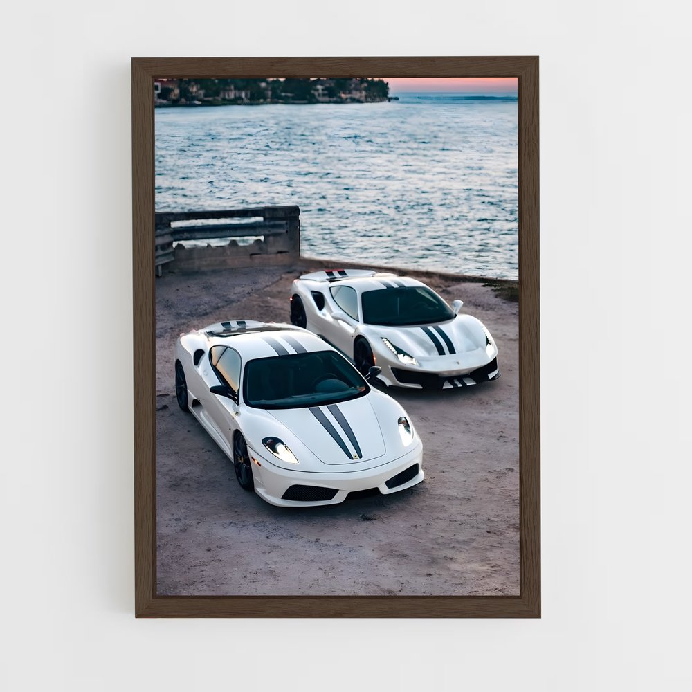 Poster Plage de Vitesse – affiche Ferrari (vue 5)